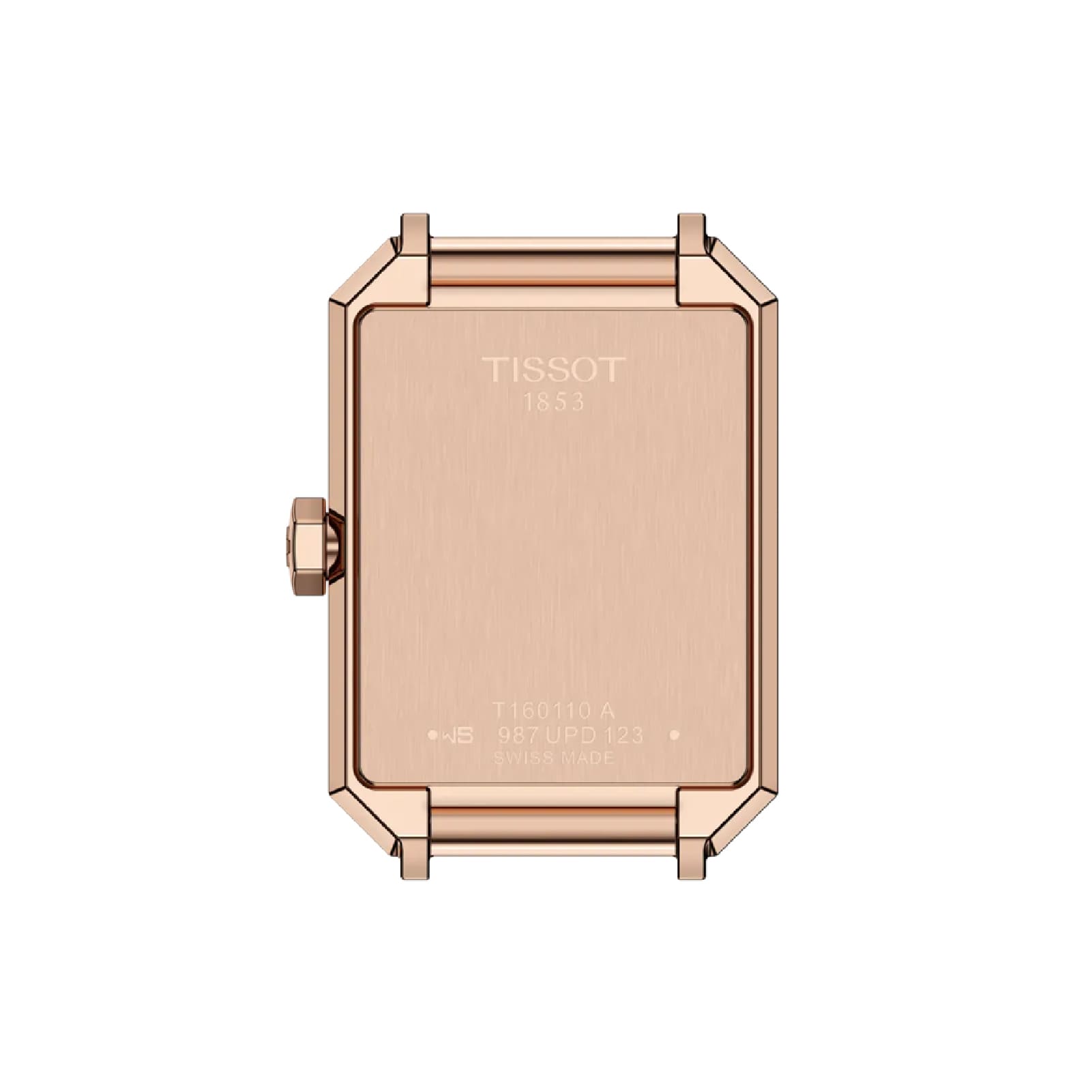 Orologio solo tempo Tissot rettangolare cinturino pelle nera MISURA UNICA