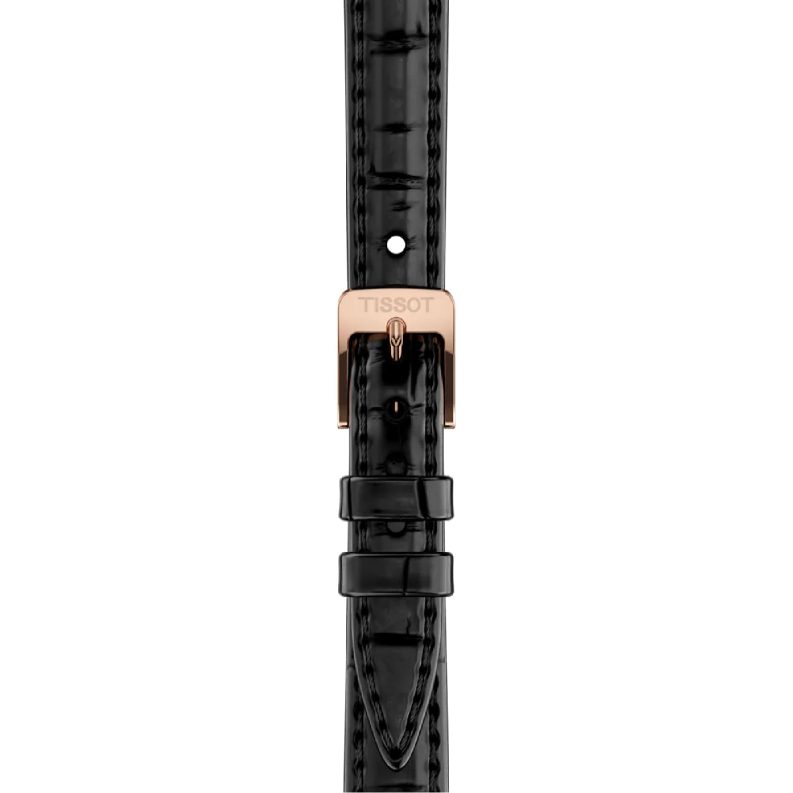 Orologio solo tempo Tissot rettangolare cinturino pelle nera MISURA UNICA