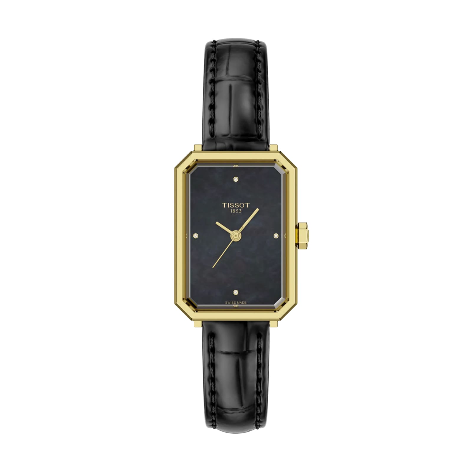 Orologio solo tempo Tissot quadrante e cinturino colore nero MISURA UNICA