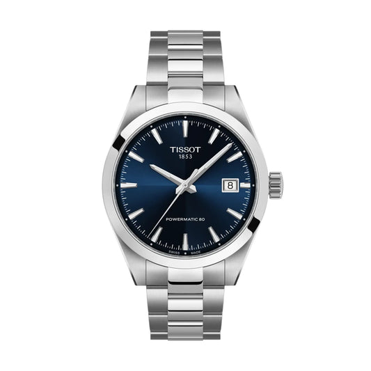 Orologio Tissot Gentleman acciaio quadrante blu 38mm da uomo MISURA UNICA