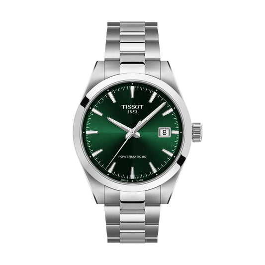 Orologio Tissot Gentleman acciaio quadrante verde 38mm da uomo MISURA UNICA