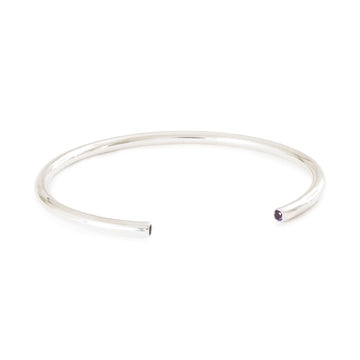 Bracciale bangle donna Trollbeads argento con ametiste M