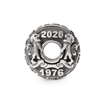 Beads Trollbeads Moneta del Giubileo in argento sterling MISURA UNICA