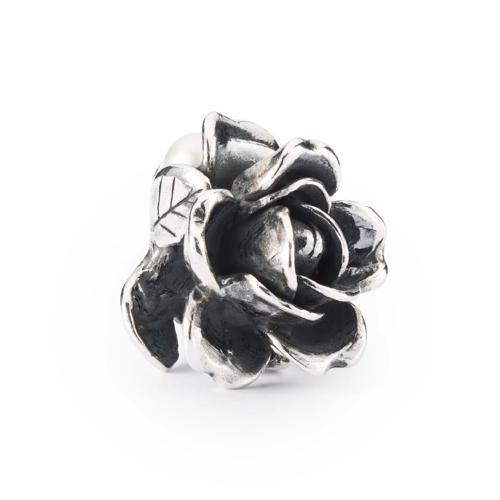 Beads da donna Trollbeads in argento rosa con perla MISURA UNICA