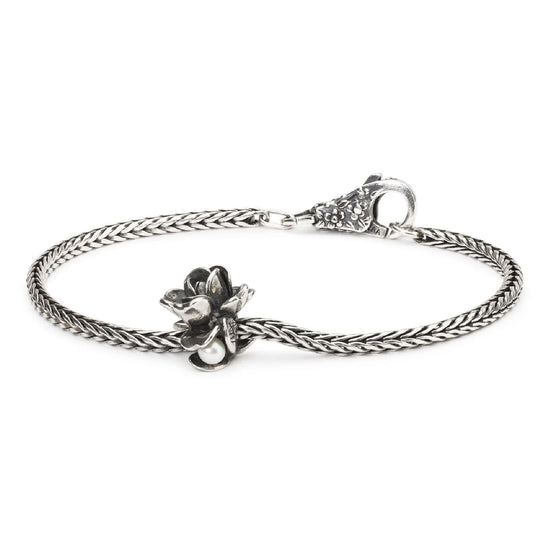 Beads da donna Trollbeads in argento rosa con perla MISURA UNICA