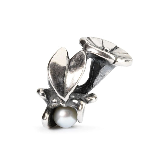 Beads da donna Trollbeads argento convolvolo con perla MISURA UNICA