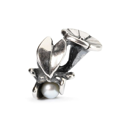 Beads da donna Trollbeads argento convolvolo con perla MISURA UNICA