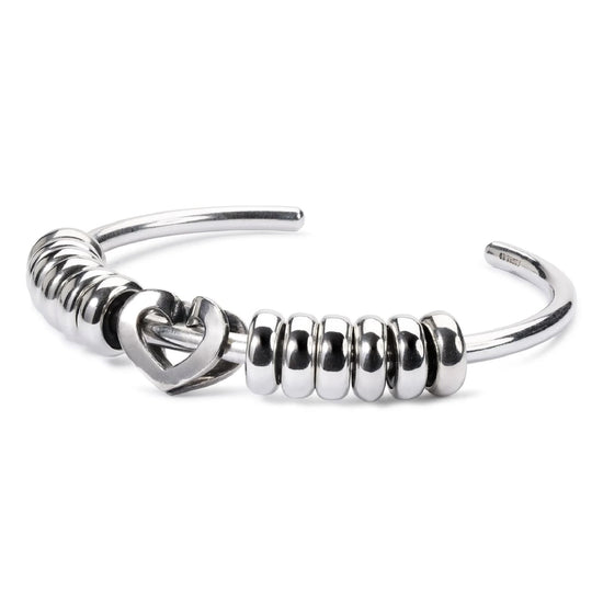 Stop Trollbeads in argento con gommino interno MISURA UNICA