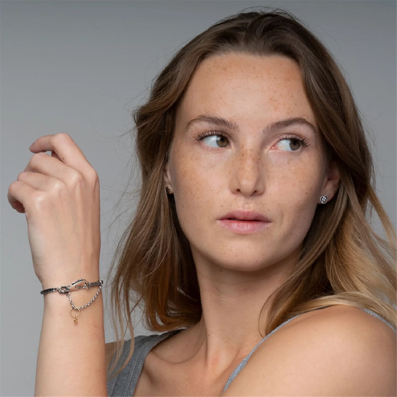 Catena di sicurezza per bracciali Trollbeads in argento MISURA UNICA