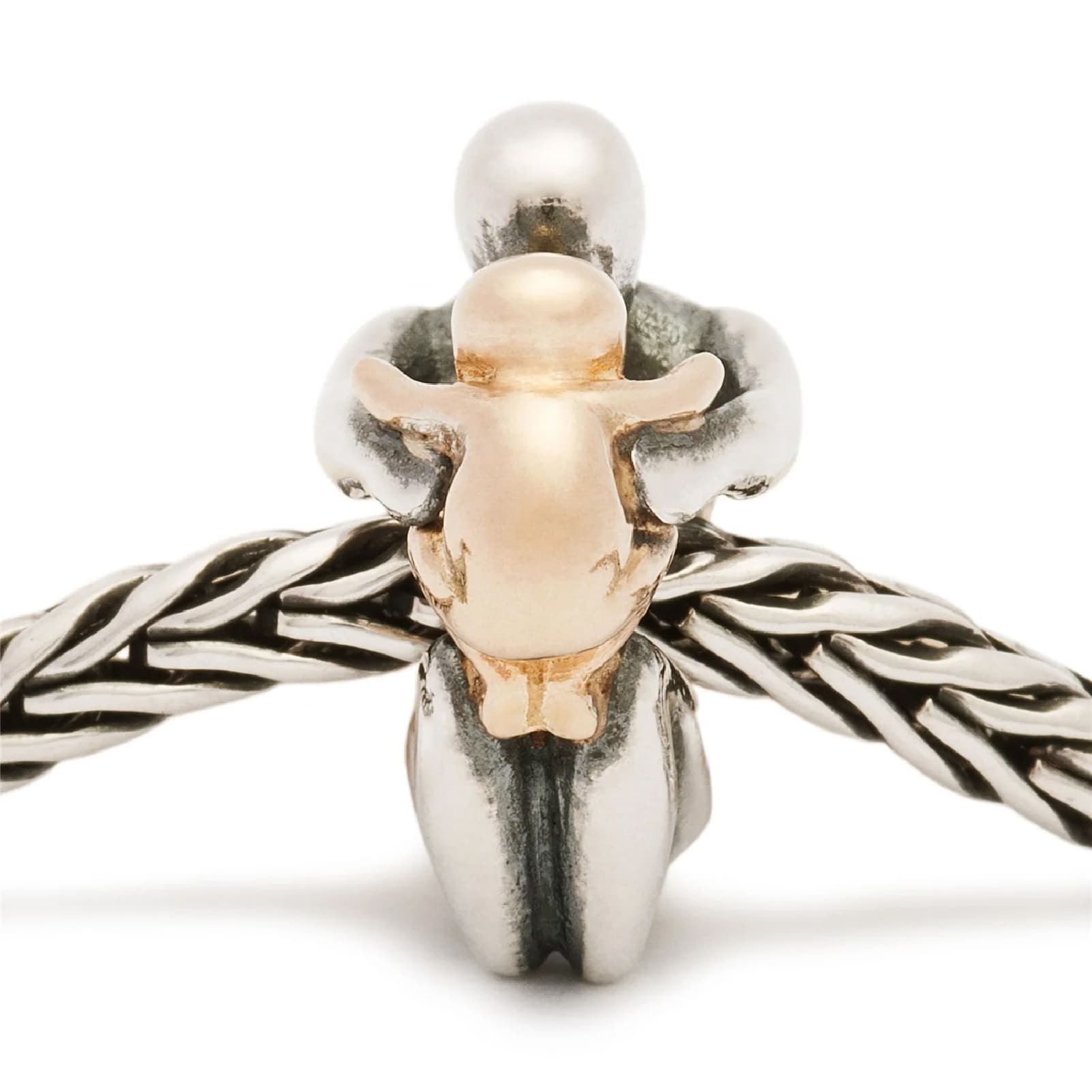 Beads Trollbeads in argento e oro con padre e figlio/a MISURA UNICA