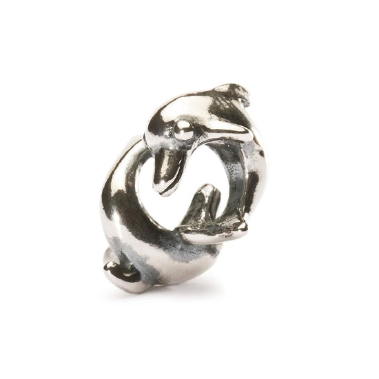 Beads da donna Trollbeads in argento a forma di delfini MISURA UNICA