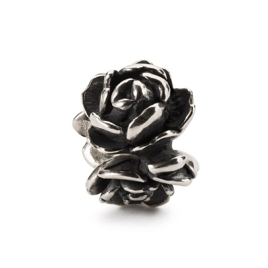 Beads da donna Trollbeads in argento con rosa e perla MISURA UNICA