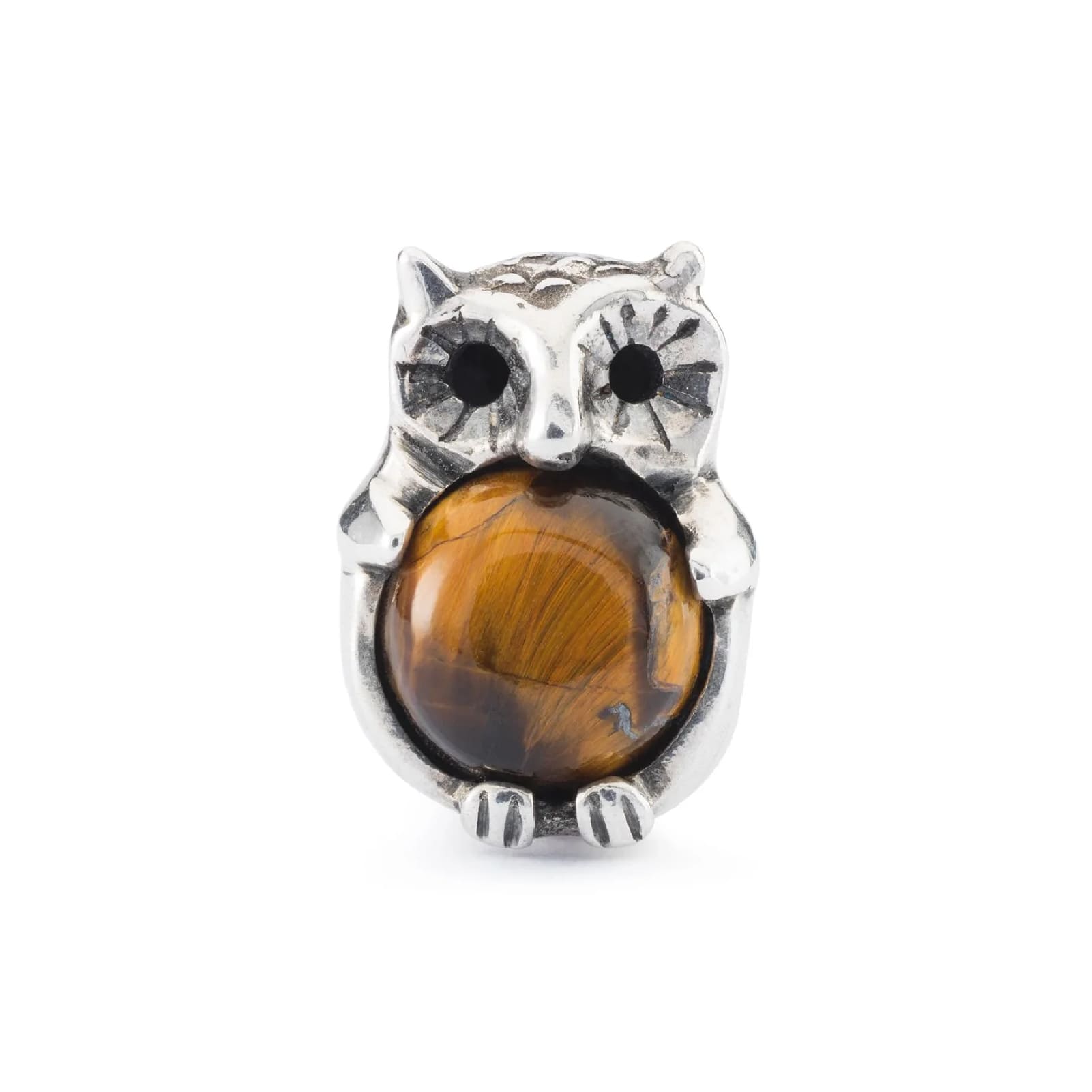 Beads da donna Trollbeads in argento a forma di gufo MISURA UNICA