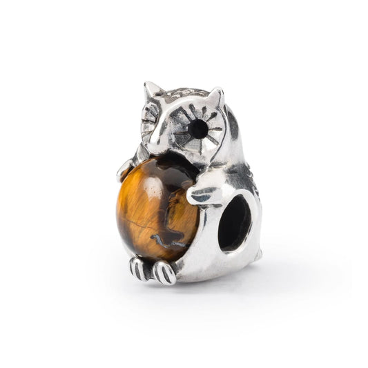 Beads da donna Trollbeads in argento a forma di gufo MISURA UNICA