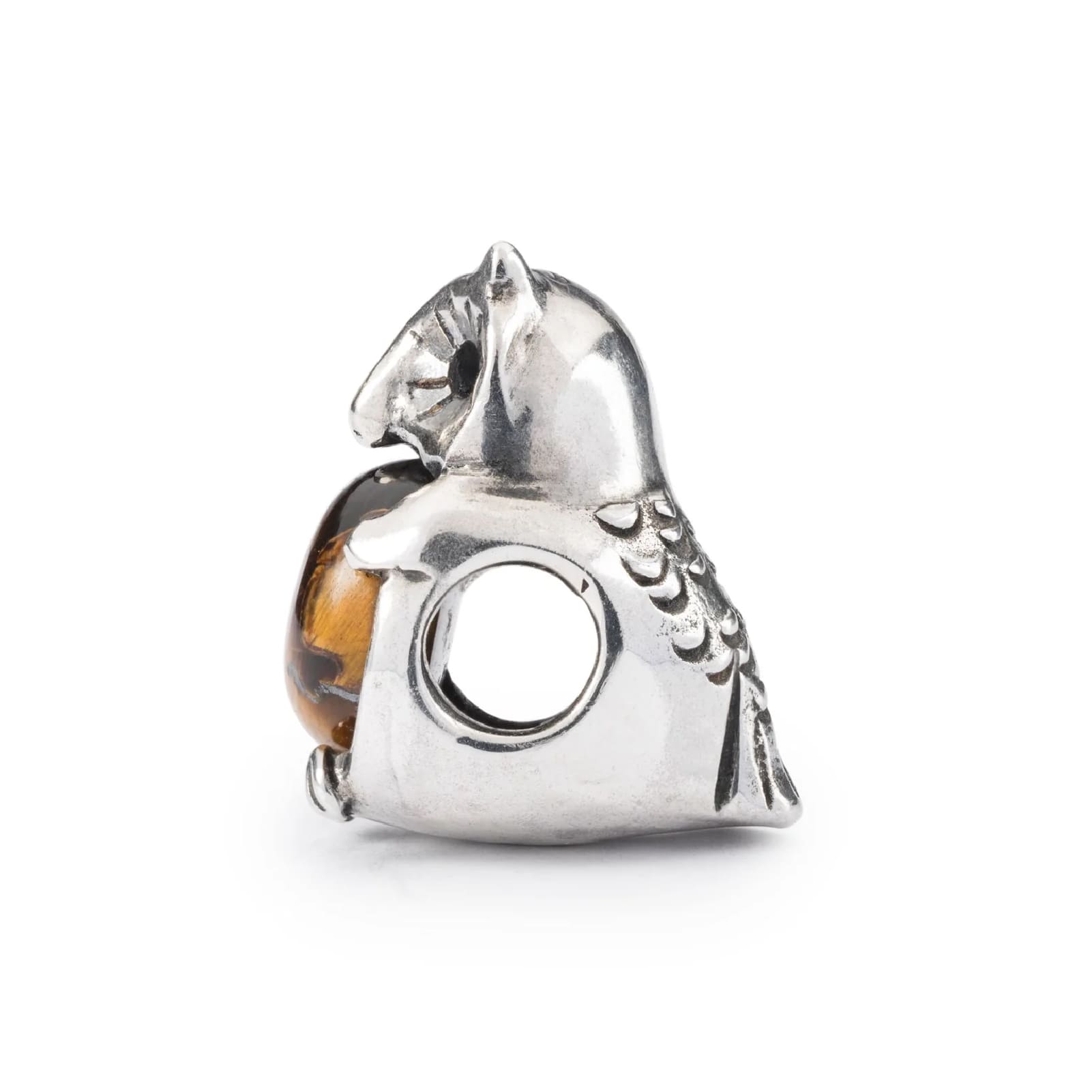 Beads da donna Trollbeads in argento a forma di gufo MISURA UNICA
