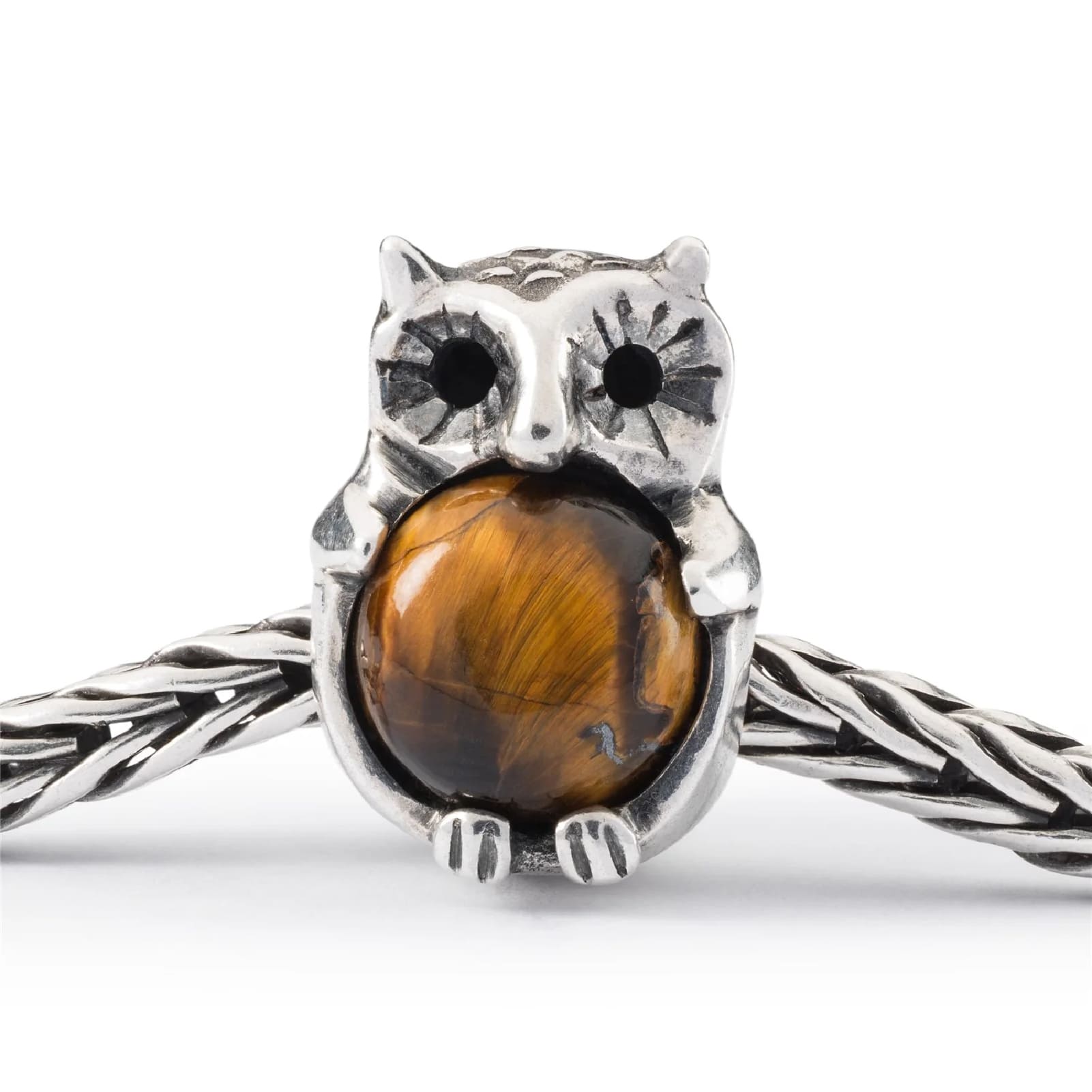 Beads da donna Trollbeads in argento a forma di gufo MISURA UNICA