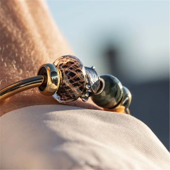 Beads da donna Trollbeads argento con foglie e germoglio MISURA UNICA