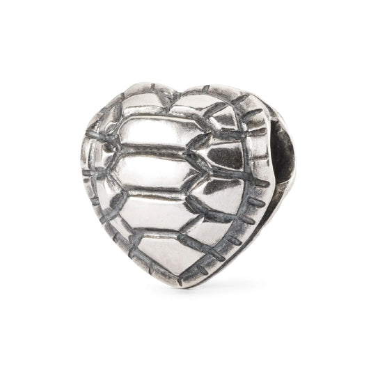 Beads da donna Trollbeads in argento a cuore con agata MISURA UNICA