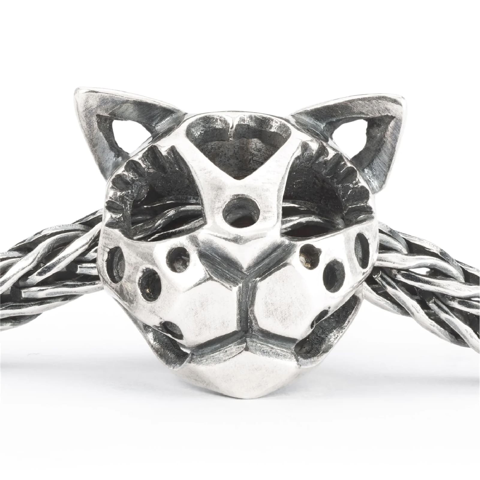 Beads da donna Trollbeads in argento occhio di tigre rosso MISURA UNICA