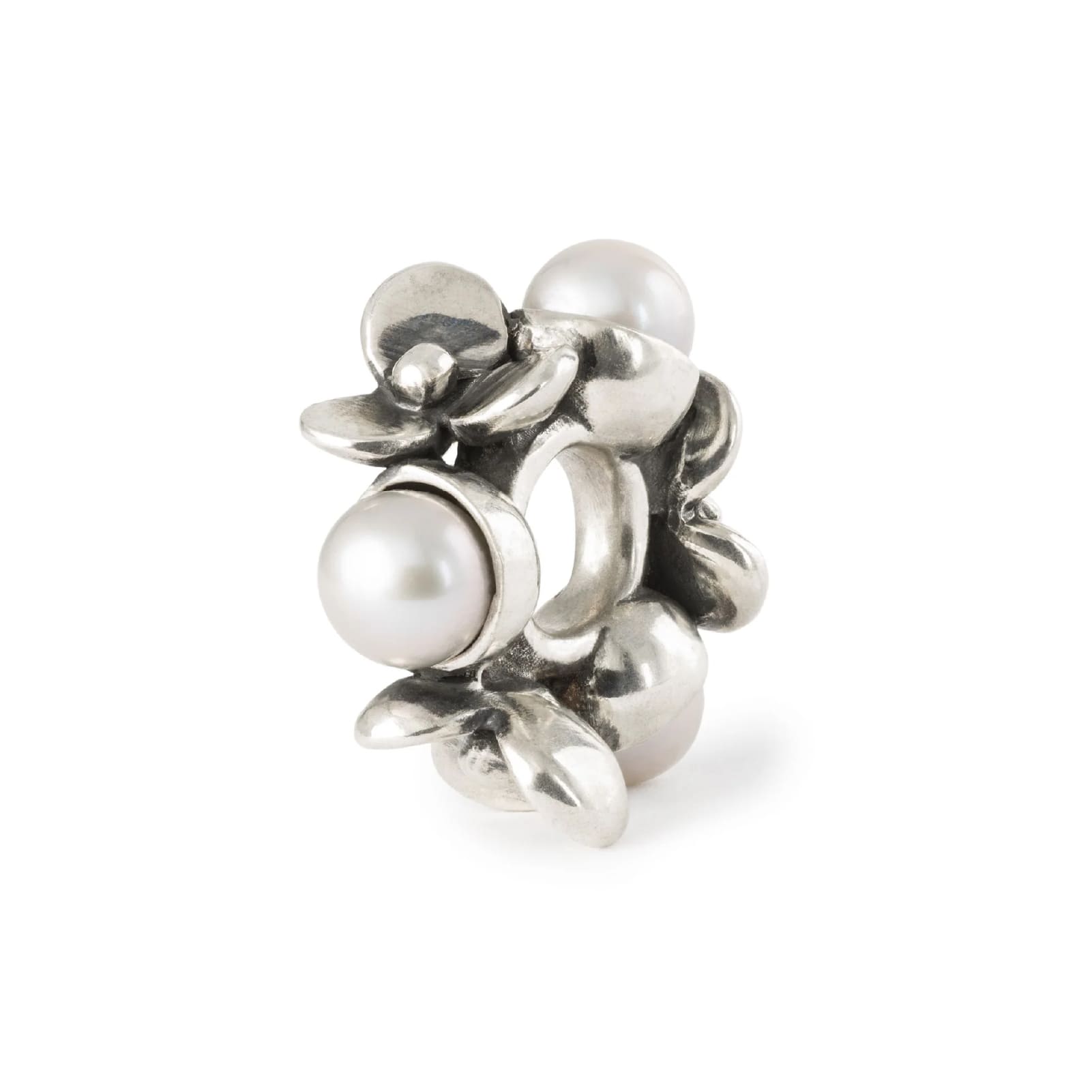 Beads donna Trollbeads in argento con perla pendente MISURA UNICA