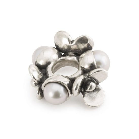 Beads donna Trollbeads in argento con perla pendente MISURA UNICA