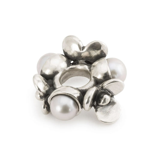 Beads donna Trollbeads in argento con perla pendente MISURA UNICA