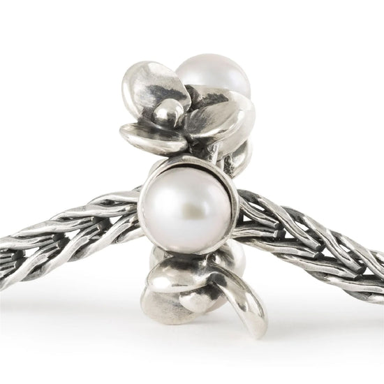 Beads donna Trollbeads in argento con perla pendente MISURA UNICA