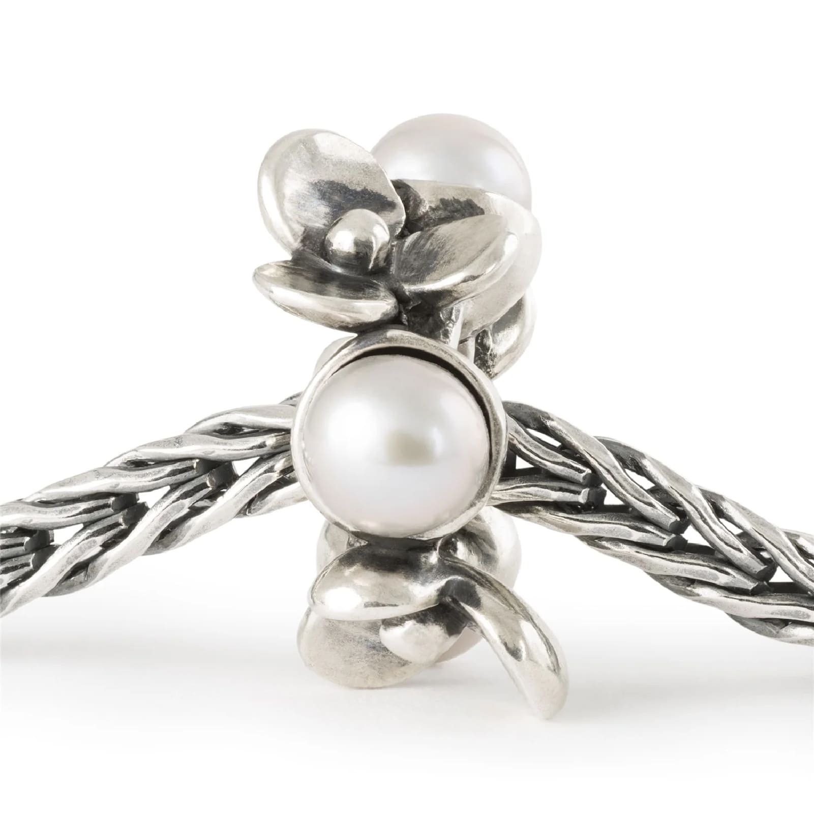 Beads donna Trollbeads in argento con perla pendente MISURA UNICA