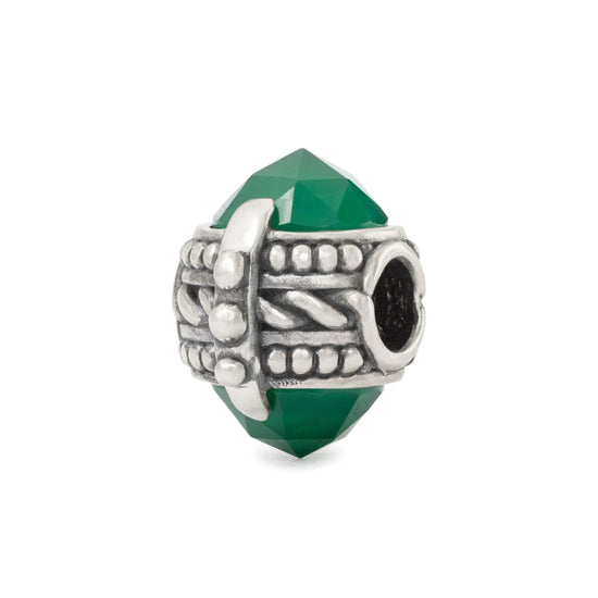 Beads da donna Trollbeads in argento con onice verde MISURA UNICA