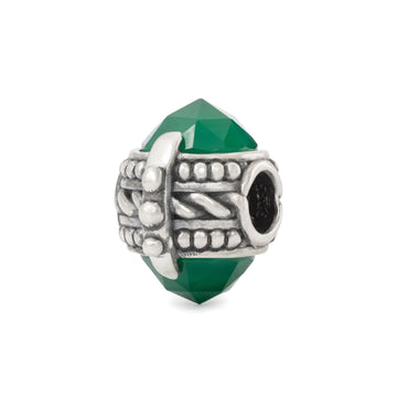 Beads da donna Trollbeads in argento con onice verde MISURA UNICA