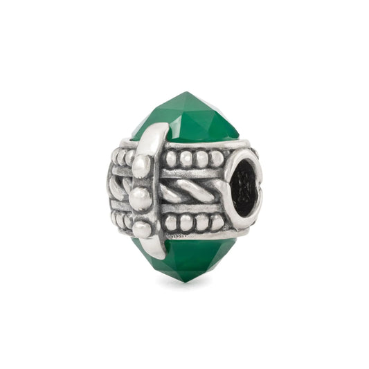 Beads da donna Trollbeads in argento con onice verde MISURA UNICA