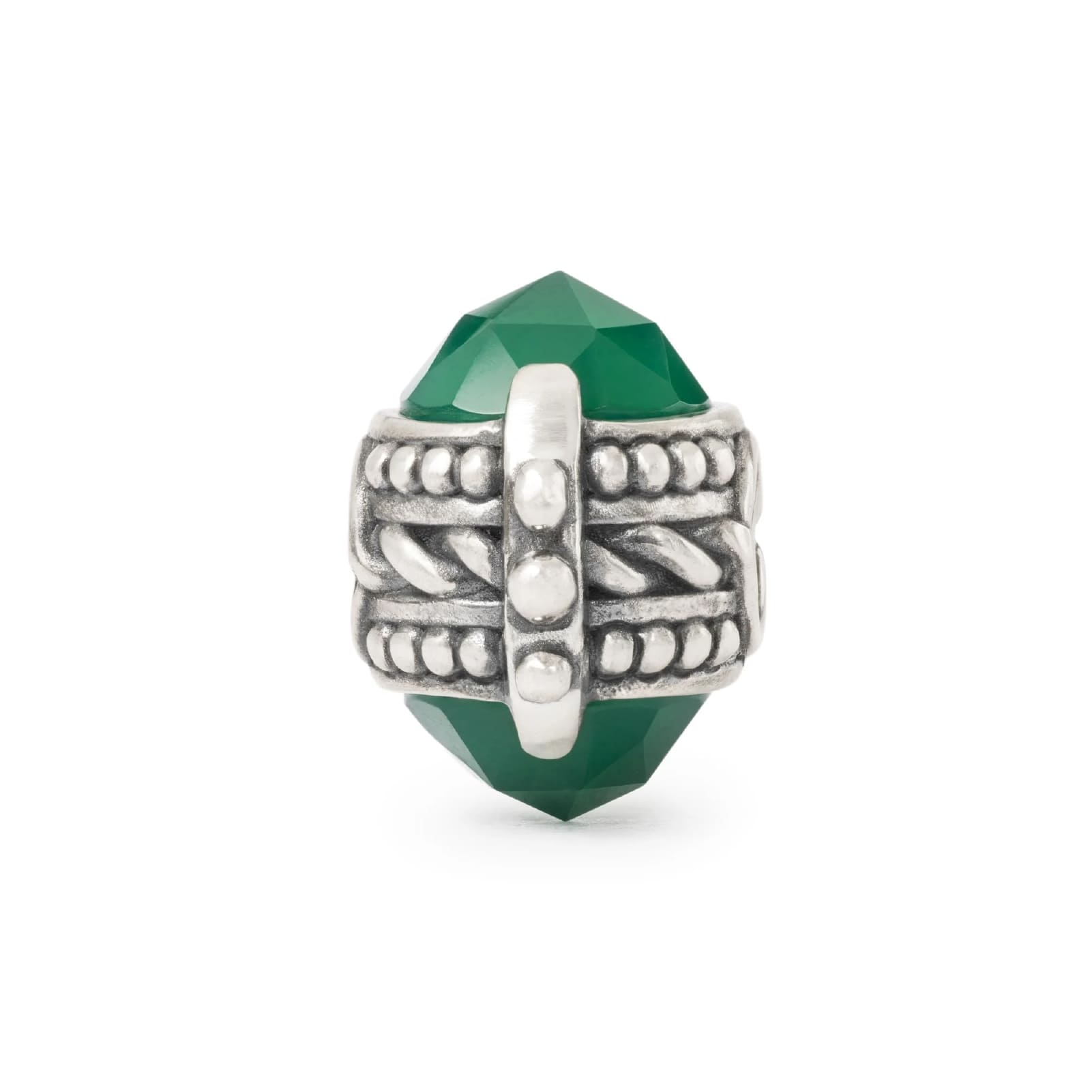 Beads da donna Trollbeads in argento con onice verde MISURA UNICA