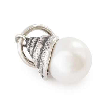 Beads da donna Trollbeads in argento conchiglia e perla MISURA UNICA