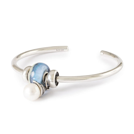 Beads da donna Trollbeads in argento conchiglia e perla MISURA UNICA