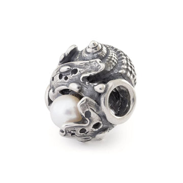 Beads da donna Trollbeads in argento conchiglie e perla MISURA UNICA
