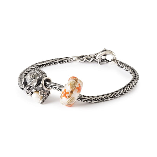 Beads da donna Trollbeads in argento conchiglie e perla MISURA UNICA