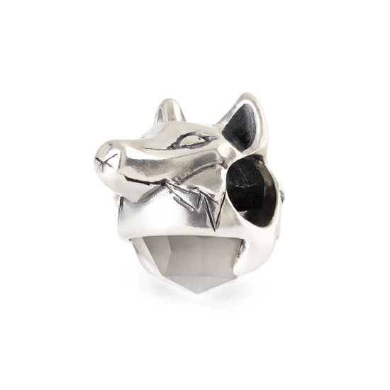 Charm Trollbeads Istinto Naturale in argento lupo MISURA UNICA