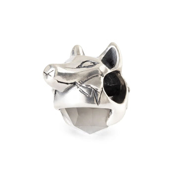Charm Trollbeads Istinto Naturale in argento lupo MISURA UNICA