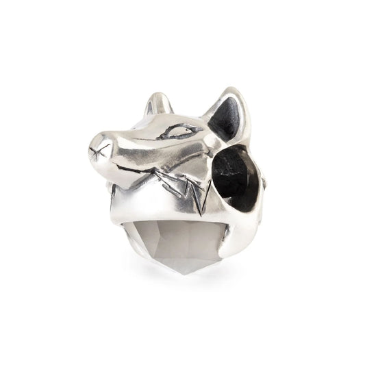Charm Trollbeads Istinto Naturale in argento lupo MISURA UNICA