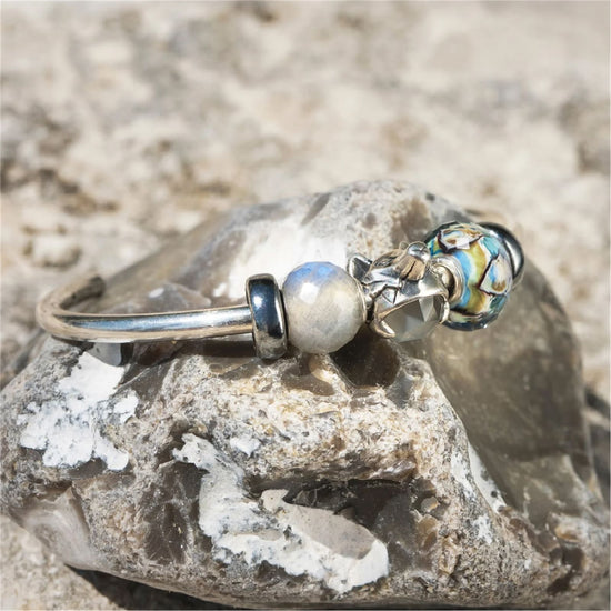 Charm Trollbeads Istinto Naturale in argento lupo MISURA UNICA