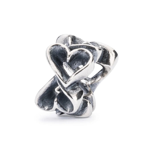 Beads da donna Trollbeads in argento con tanti cuori MISURA UNICA