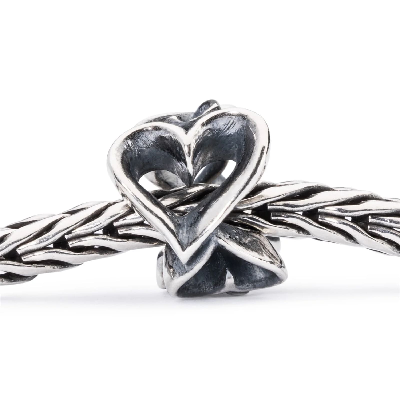 Beads da donna Trollbeads in argento con tanti cuori MISURA UNICA