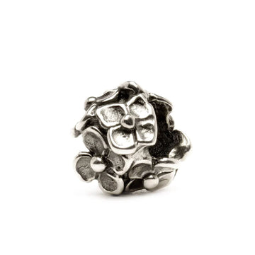 Beads da donna Trollbeads in argento a forma di ortensia MISURA UNICA
