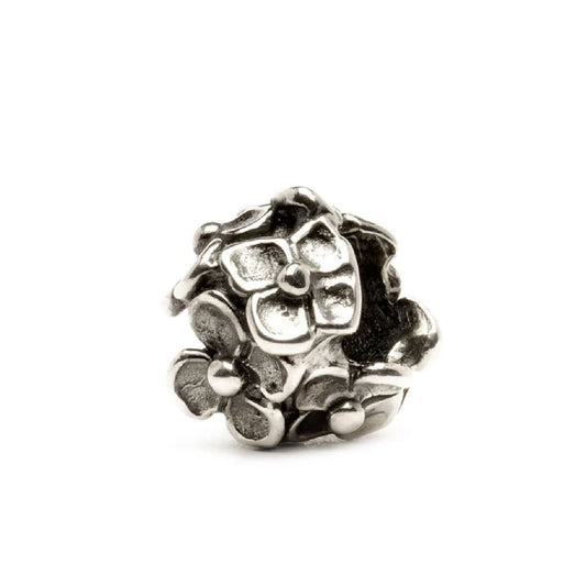 Beads da donna Trollbeads in argento a forma di ortensia MISURA UNICA