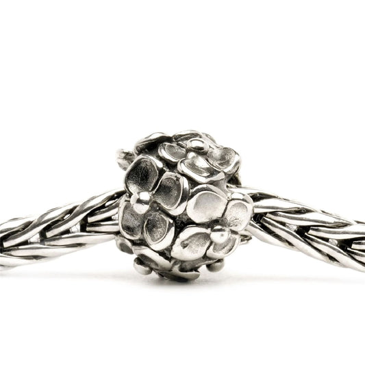 Beads da donna Trollbeads in argento a forma di ortensia MISURA UNICA