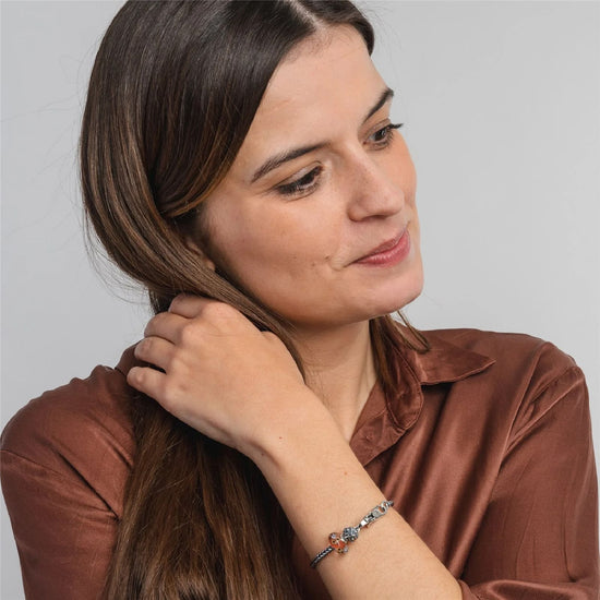 Beads da donna Trollbeads in argento a forma di ortensia MISURA UNICA