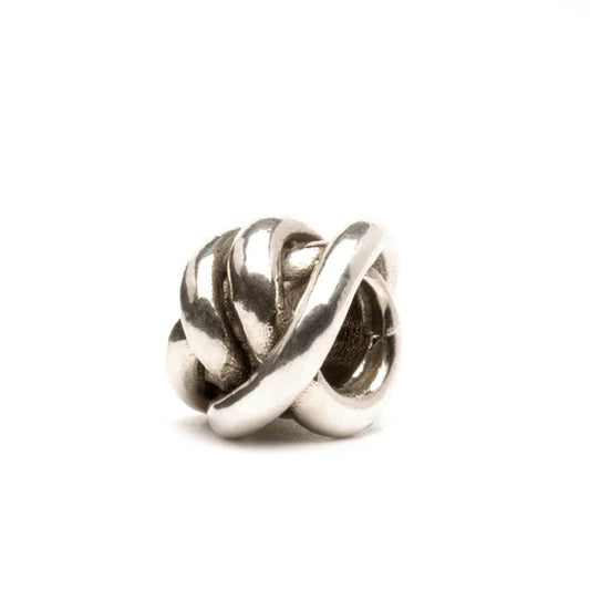 Beads da donna Trollbeads in argento nodo della fortuna MISURA UNICA