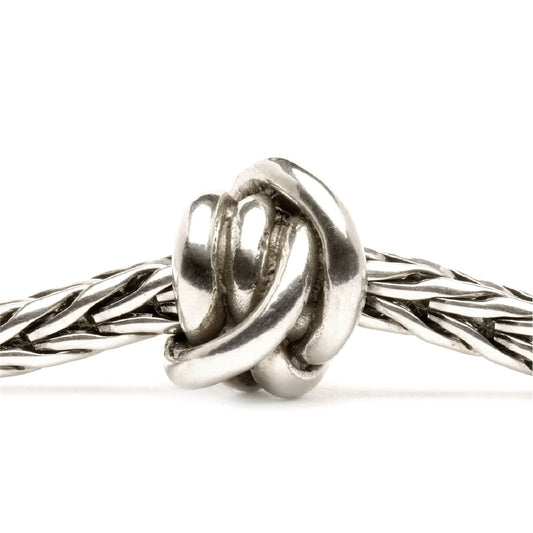 Beads da donna Trollbeads in argento nodo della fortuna MISURA UNICA