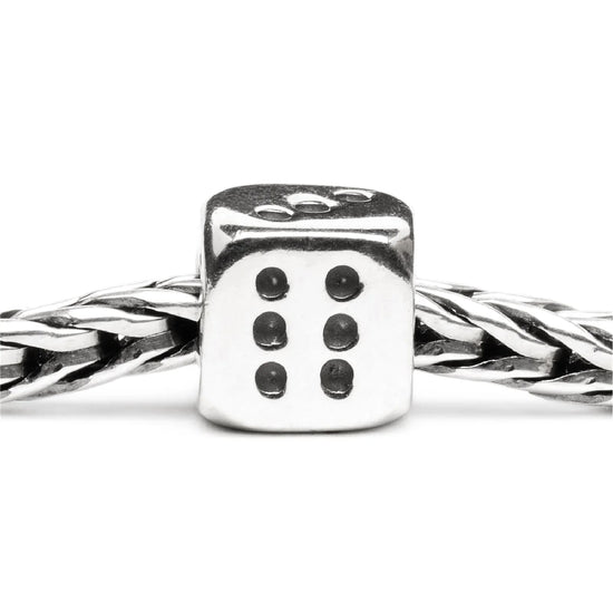 Beads da donna Trollbeads in argento a forma di dado MISURA UNICA