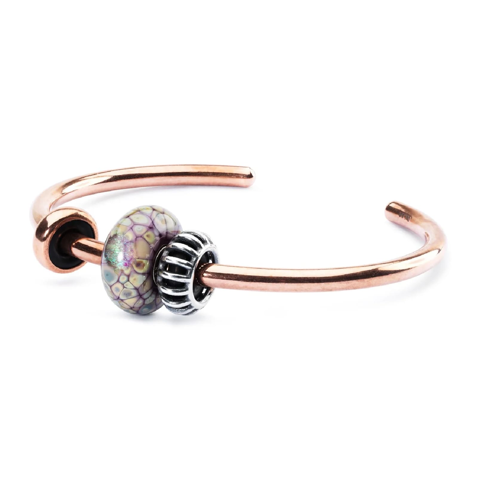 Stop Trollbeads in argento a sole con gommino interno MISURA UNICA